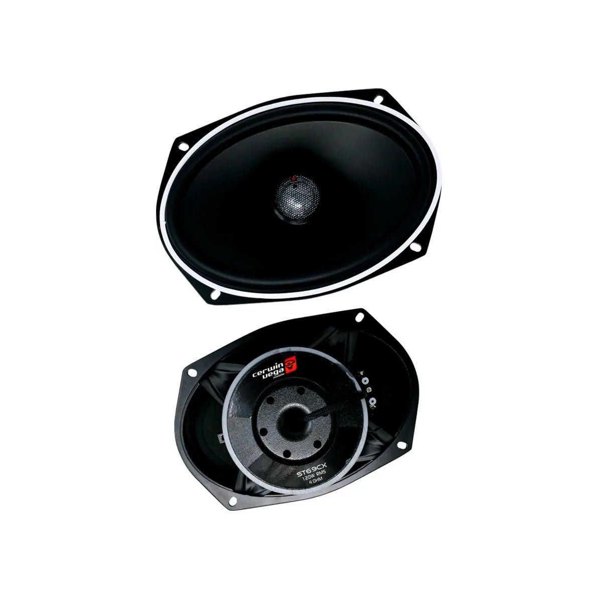 6"x 9” Stroker 2-Way Coax Speakers W/Titanium Dome Tweeter (4Ω) - ST69CX - Cerwin Vega